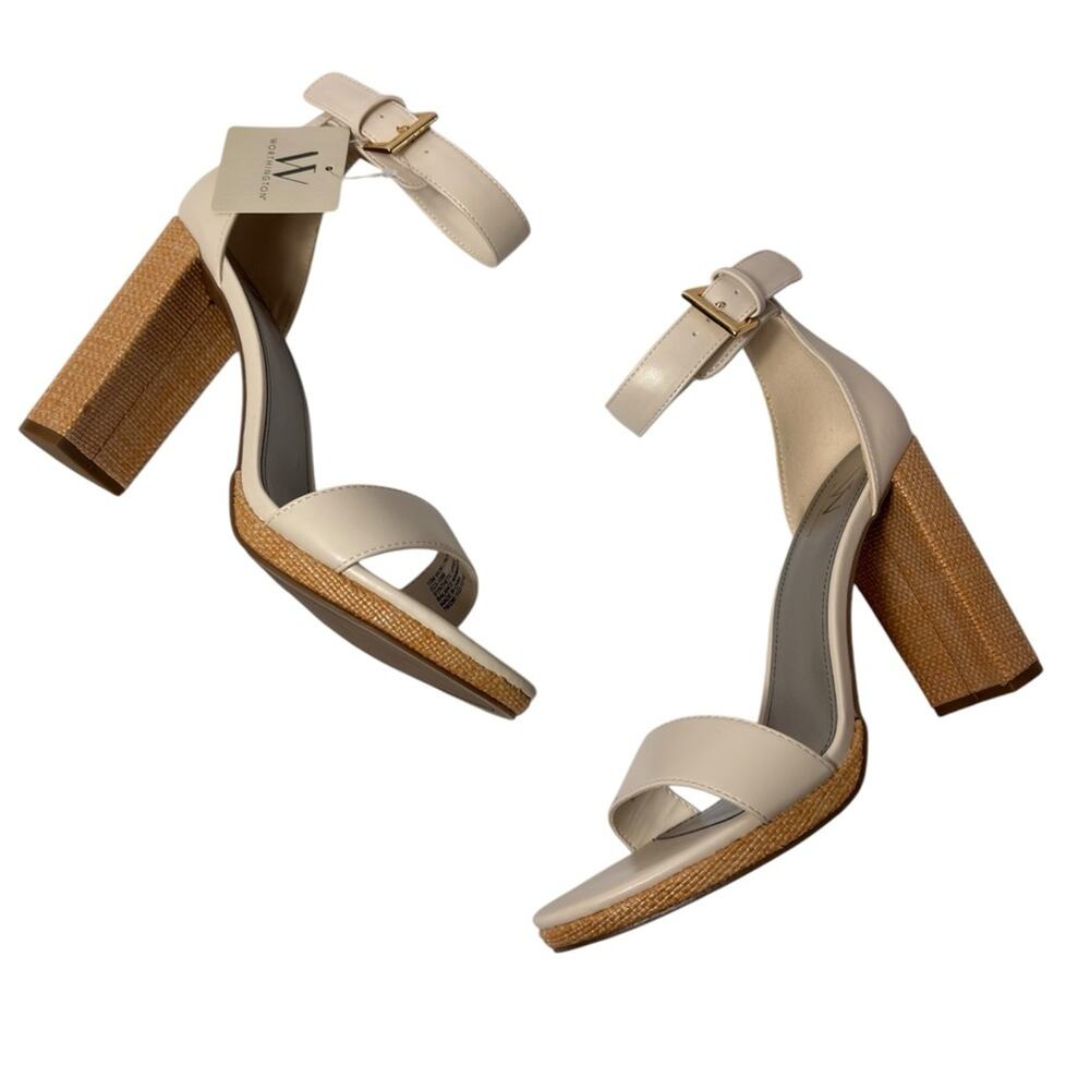 WORTHINGTON WOMENS LYNCH HEELED STRAP SANDALS SIZE 10 BRAND NEW WITH TAGS